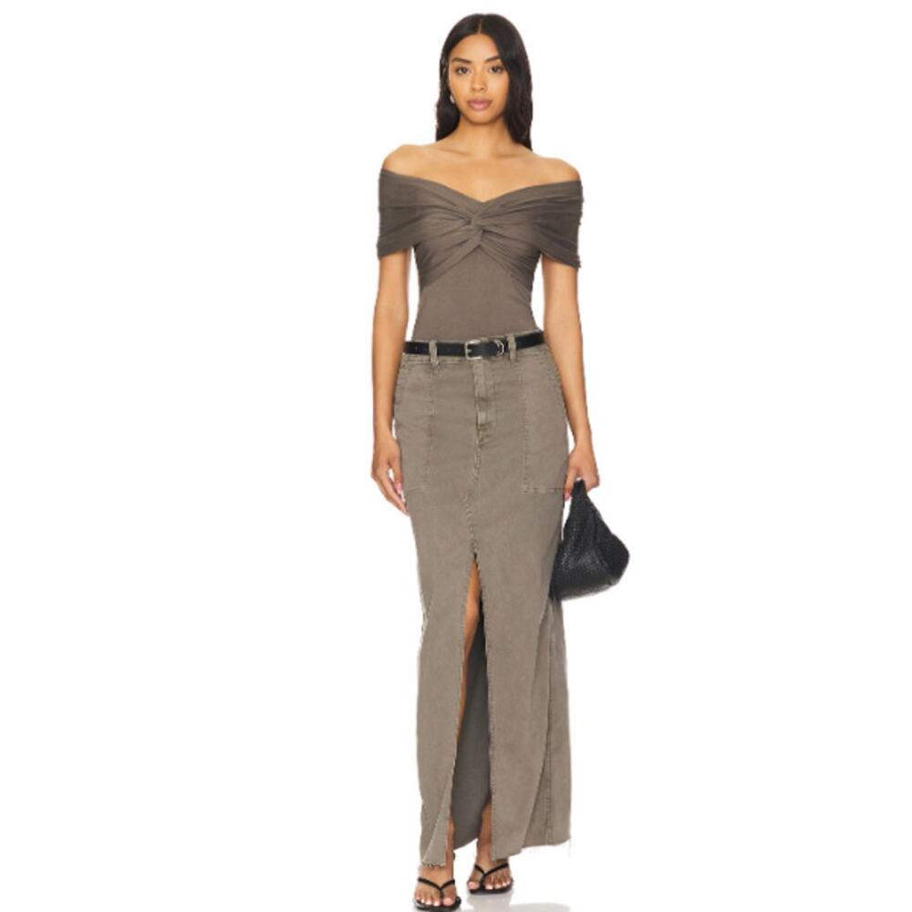 Favorite Daughter The Sadie Utility Skirt Kalamata Size 25